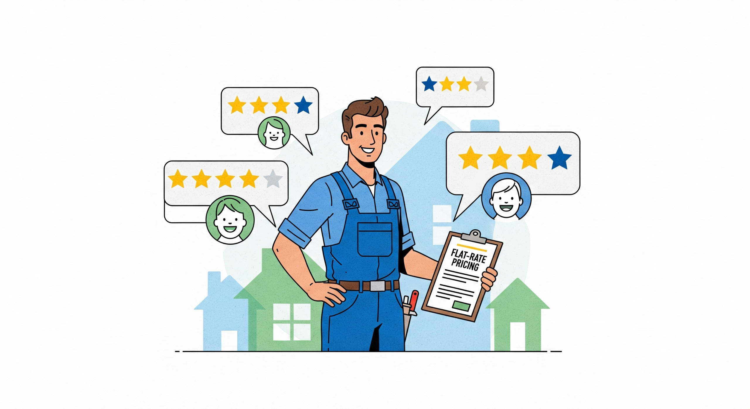 How Flat-Rate Services Build Stronger Local Reputations